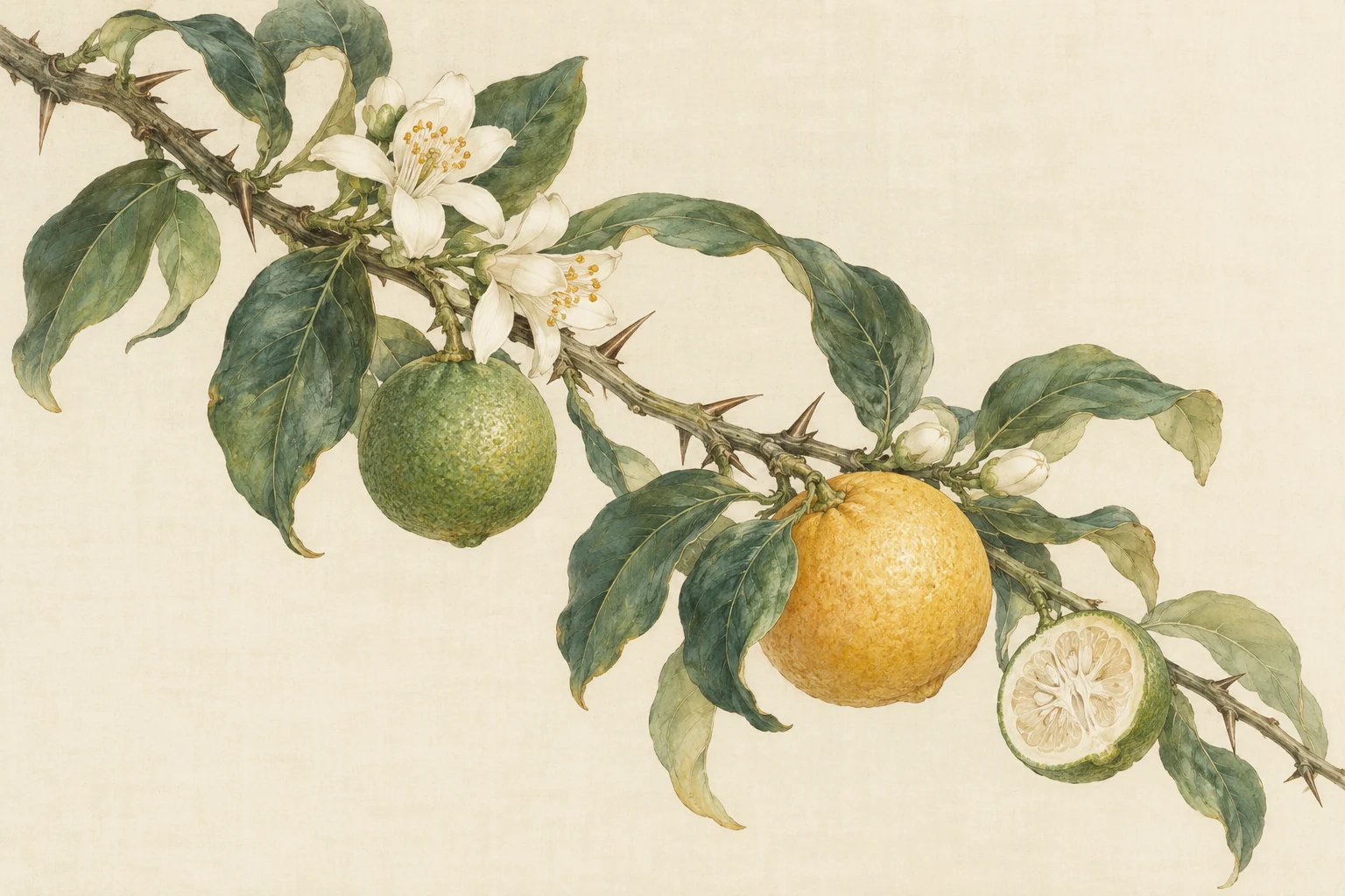 The orange tree of the south
