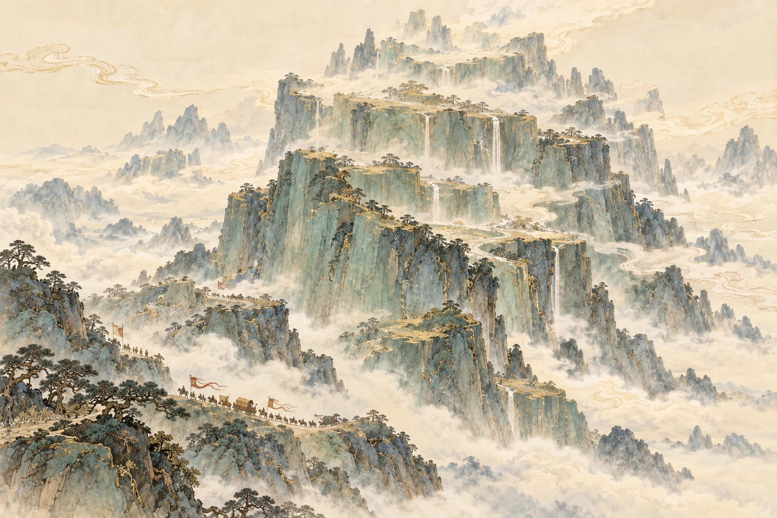 Kunlun and celestial gardens