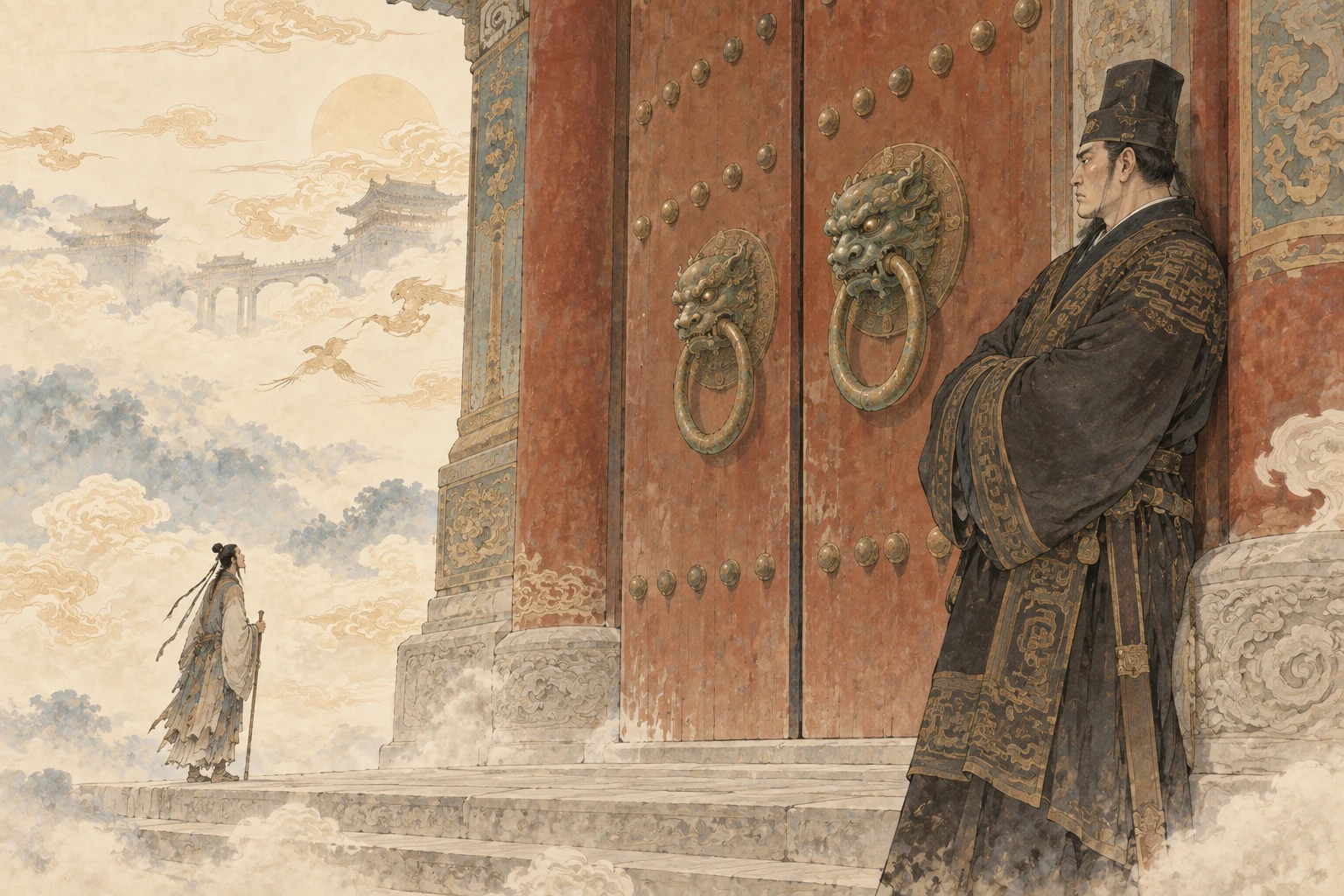 Heavenly gates and keepers